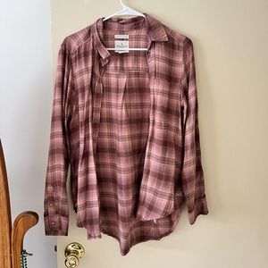 Flannel button down